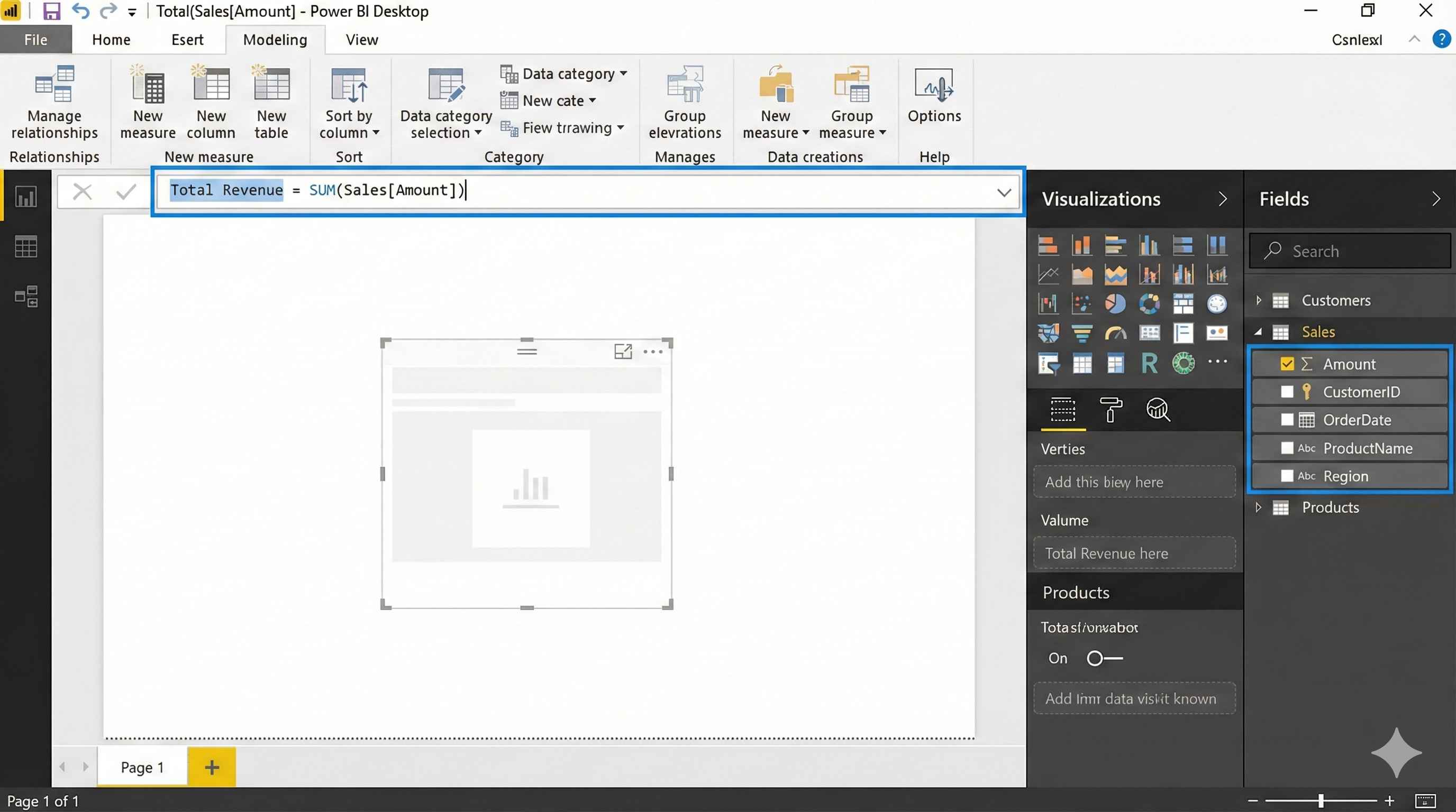 Creating DAX Measures