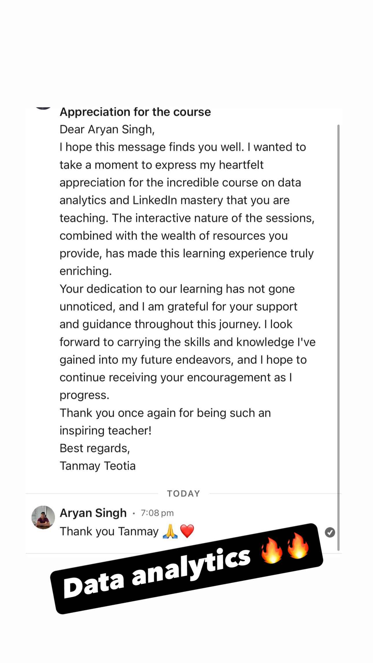 Student Success Story 7